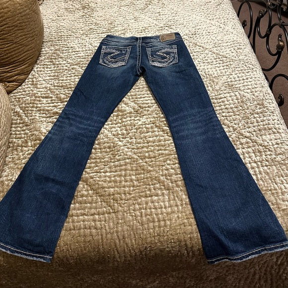 Silver Bootcut Jeans 👖 - Picture 8 of 11